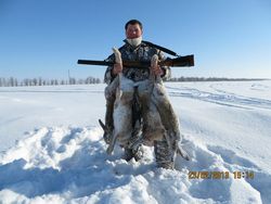 Охота с борзыми и гончими в Саратовской области