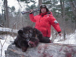 Охота на гималайского медведя в Хабаровском крае