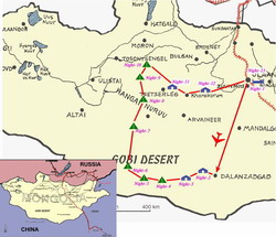 Карта пустыни
