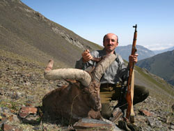 Охота на дагестанского тура в Осетии
