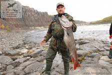 Рыбалка на тайменя в Сибири