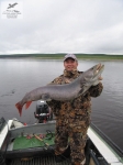 Рыбалка на тайменя на р. Оленёк, Якутия