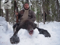 Охота на бурого медведя в Восточной Сибири