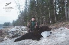 Охота на бурого медведя в Восточной Сибири