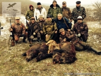Охота на кабана и волка на Кавказе