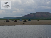 Палаточный лагерь в Якутии